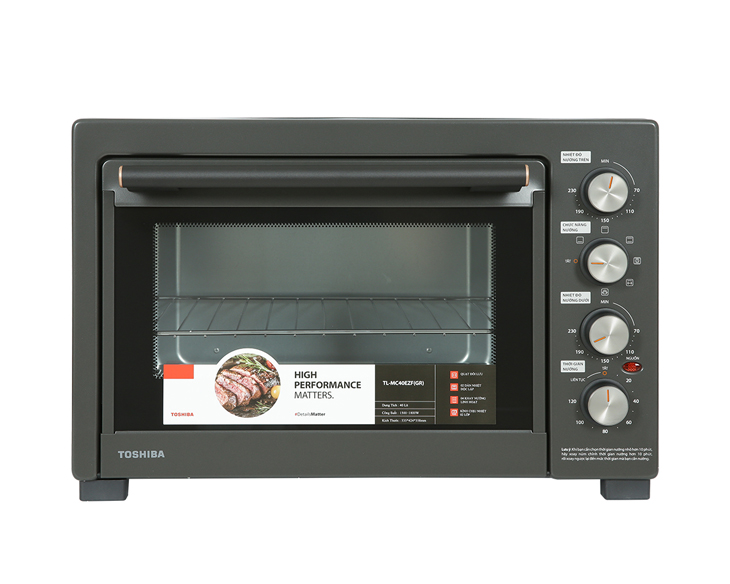 Lò nướng Toshiba TL-MC40EZF(GR) 40 lít chính hãng, giá tốt