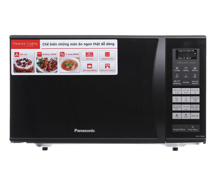 Lò vi sóng có nướng Panasonic NN-CT36HBYUE 23 lít giá tốt
