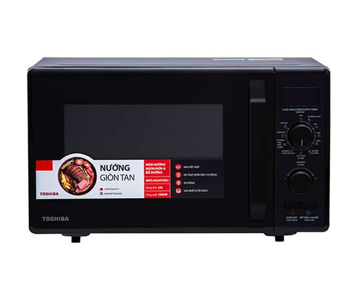 Lò vi sóng có nướng Toshiba 24 lít MW2-AG24PC(BK) giá tốt Lò vi sóng có nướng Toshiba 24 lít MW2-AG24PC(BK) giá tốt - hình ảnh sản phẩm