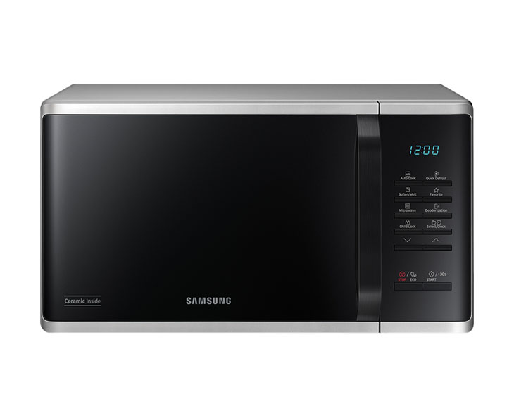 Lò vi sóng Samsung 23 lít MS23K3513AS/SV-N giá tốt Lò vi sóng Samsung 23 lít MS23K3513AS/SV-N giá tốt - hình ảnh sản phẩm