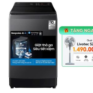 Máy giặt Samsung Inverter Bespoke AI 15 kg WA80F15S5CSV