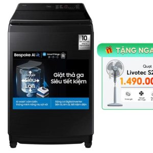 Máy giặt Samsung Inverter Bespoke AI 19 kg WA80F19B9BSV