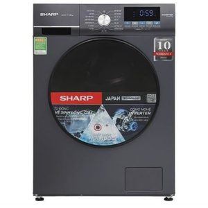 Máy giặt Sharp Inverter 11 kg ES-FM110CB-SB model 2025