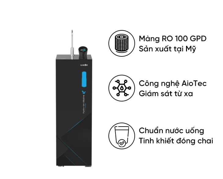 Máy lọc nước Hydro-ion kiềm Karofi KAE-S68 model mới 2024 Máy lọc nước Hydro-ion kiềm Karofi KAE-S68 model mới 2024 - hình ảnh sản phẩm