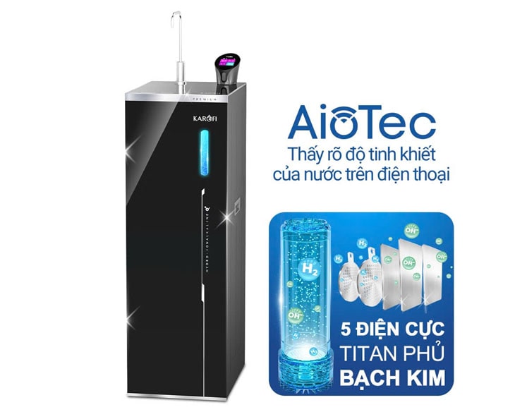 Máy lọc nước Hydro-ion kiềm Karofi KAE-S68 PRO model 2024