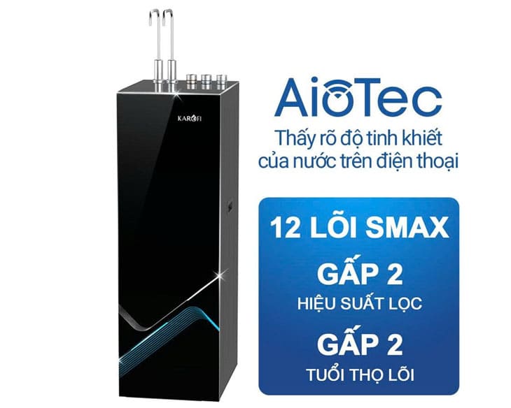 Máy lọc nước nóng lạnh Karofi KAD-E58 chính hãng | Gia Khang