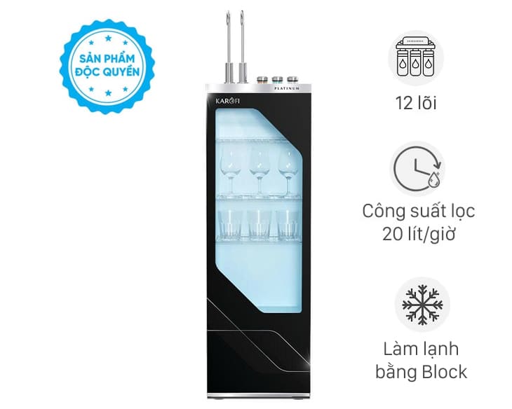 Máy lọc nước nóng lạnh Karofi PLATINUM S66 BH | Gia Khang