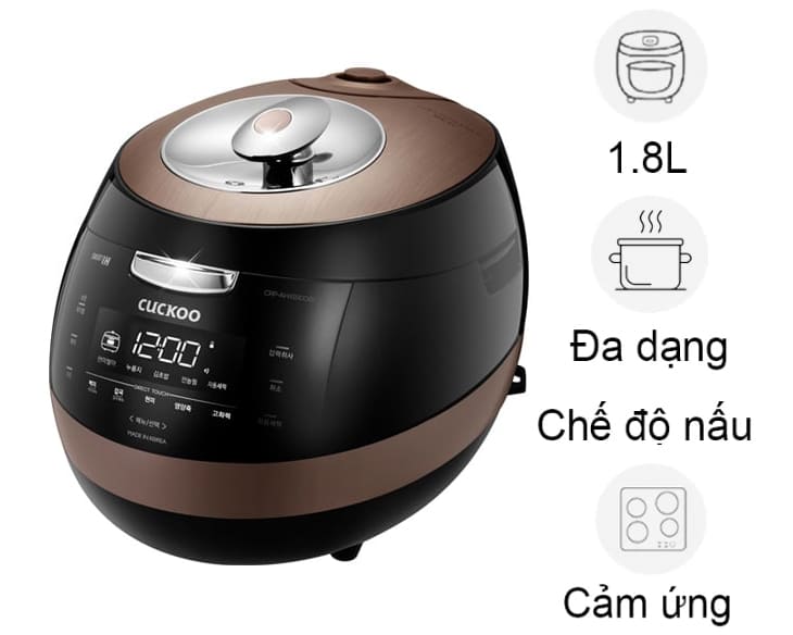 Nồi cơm áp suất cao tần Cuckoo CRP-AHXB1008F giá rẻ Nồi cơm áp suất cao tần Cuckoo CRP-AHXB1008F giá rẻ - hình ảnh sản phẩm