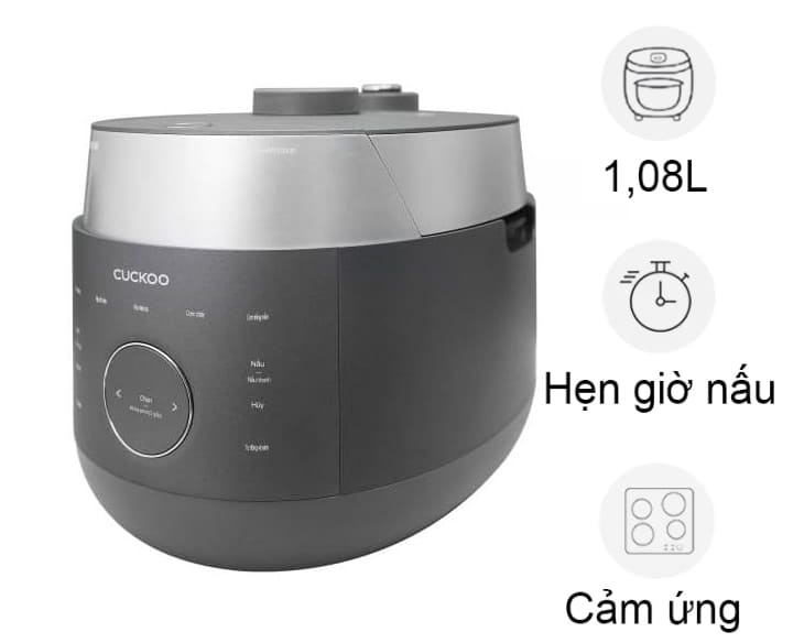 Nồi cơm áp suất cao tần Cuckoo CRP-LHBR0600F chính hãng