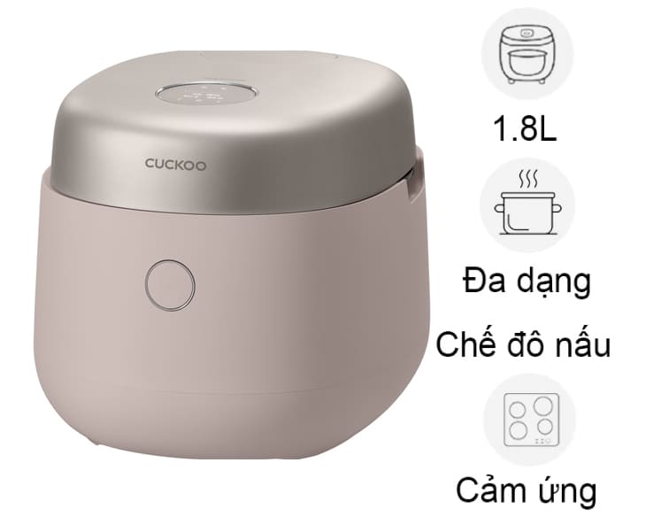 Nồi cơm áp suất kép cao tần Cuckoo CRP-NHTR1010FP