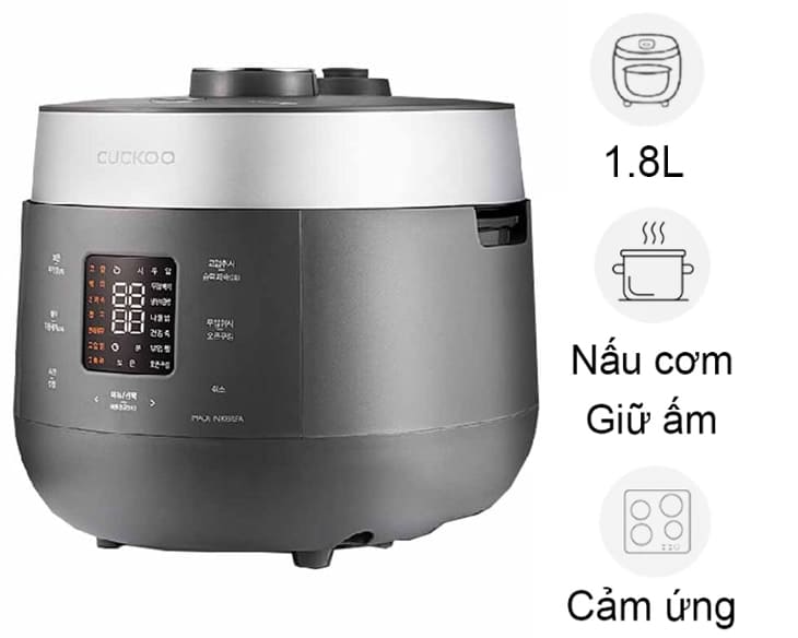 Nồi cơm áp suất kép Cuckoo 1.8 lít CRP-ST1010FG - ảnh 1 Nồi cơm áp suất kép Cuckoo 1.8 lít CRP-ST1010FG - hình ảnh sản phẩm