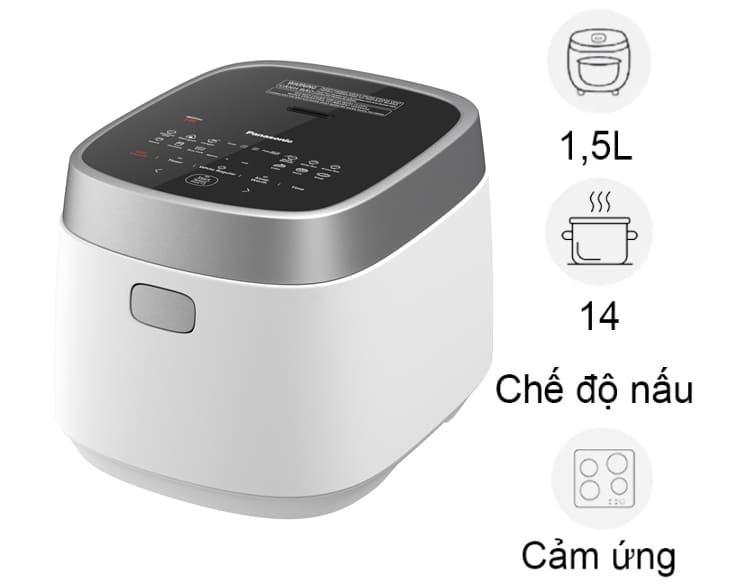 Nồi cơm cao tần Panasonic 1.5 lít SR-HNS151WRA - ảnh 1 Nồi cơm cao tần Panasonic 1.5 lít SR-HNS151WRA - hình ảnh sản phẩm