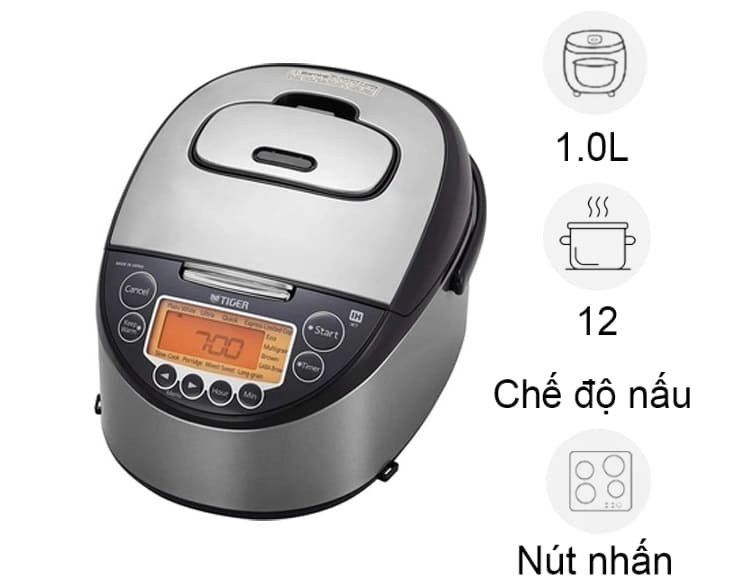 Nồi cơm cao tần Tiger 1 lít JKT-D10V chính hãng, giá tốt Nồi cơm cao tần Tiger 1 lít JKT-D10V chính hãng, giá tốt - hình ảnh sản phẩm