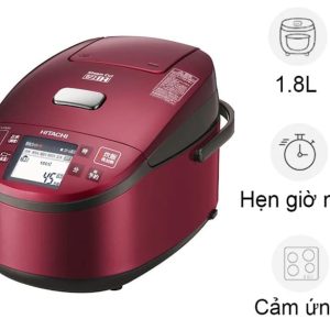 Nồi cơm điện cao tần Hitachi 1.8 lít RZ-KV180YS giá tốt