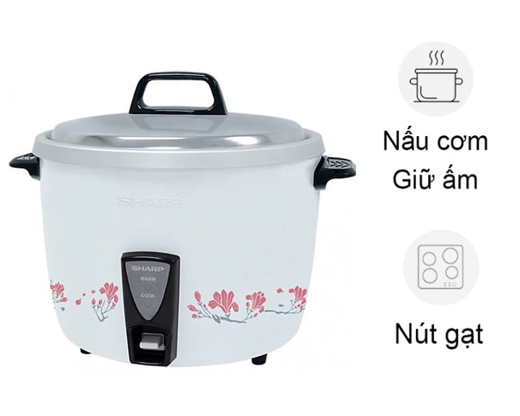 Nồi cơm điện nắp rời Sharp 3.8 lít KSH-D44V chính hãng, giá tốt Nồi cơm điện nắp rời Sharp 3.8 lít KSH-D44V chính hãng, giá tốt - hình ảnh sản phẩm