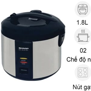 Nồi cơm điện Sharp 1.8 lít KS-19TJV "ST" giá tốt, giao nhanh