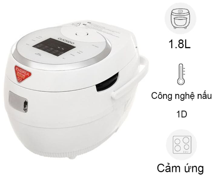 Nồi cơm điện tử Cuckoo 1.8 lít CR-1020F/WHWHVN chính hãng