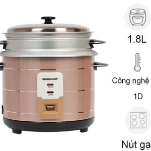 Nồi cơm nắp rời Sunhouse 1.8 lít SHD8125 chính hãng