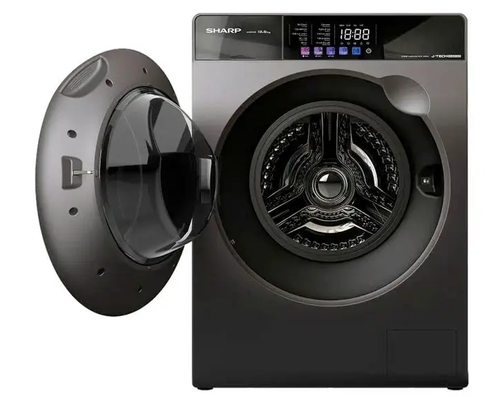 Máy giặt Sharp Inverter 12.5 kg ES-FKC125ED-DG | Điện máy Phúc Anh Máy giặt Sharp Inverter 12.5 kg ES-FKC125ED-DG | Điện máy Phúc Anh - góc nhìn 2