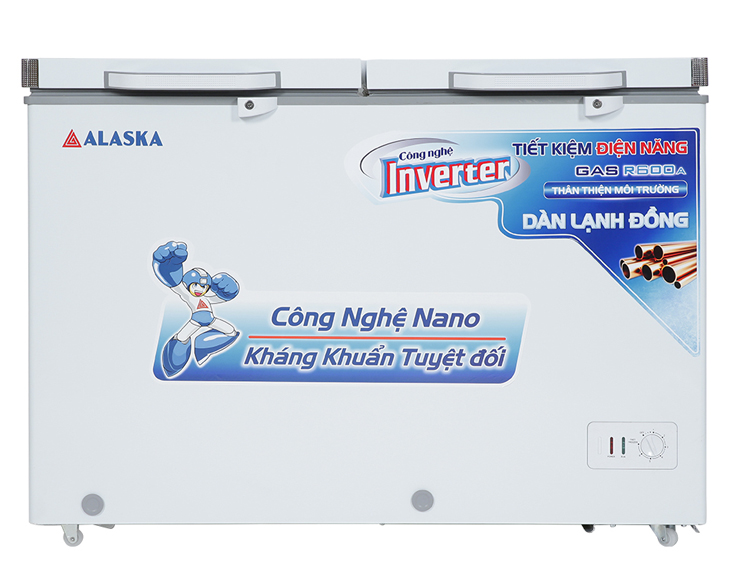 Tủ Đông Mát Alaska Inverter 280 lít BCD 3568CI | Gia Khang