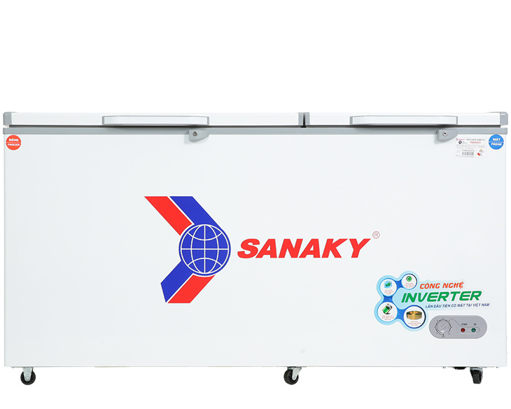 Tủ Đông Mát Sanaky Inverter 485 lít VH-6699W3 chính hãng
