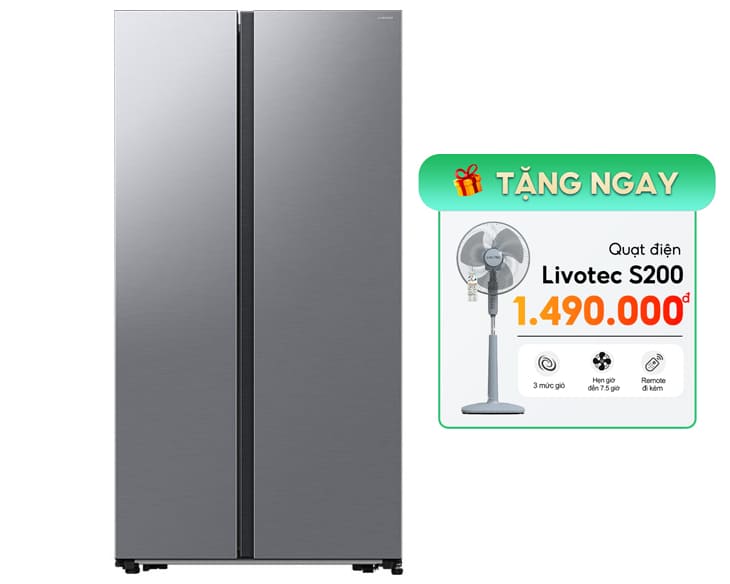 Tủ lạnh Samsung Inverter 583 lít RS57DG400EM9SV model 2024