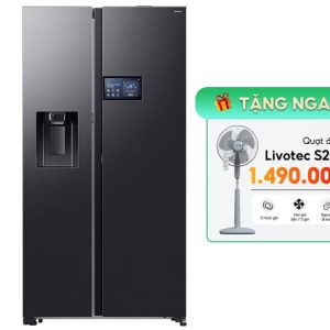 Tủ lạnh Samsung Inverter 615 lít AI Home RS90F65D2FSV