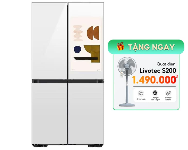 Tủ lạnh Samsung Inverter 636 lít RF65DB990012SV | Gia Khang