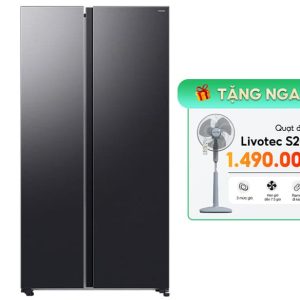 Tủ lạnh Samsung Inverter 655 lít RS70F65Q3FSV model 2025