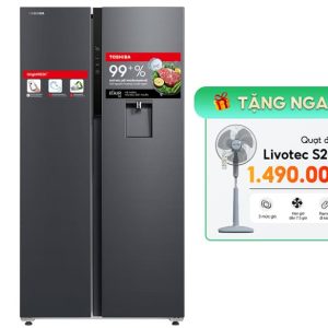 Tủ lạnh Toshiba Inverter 596 lít GR-RS775WI-PMV(06)-MG giá tốt